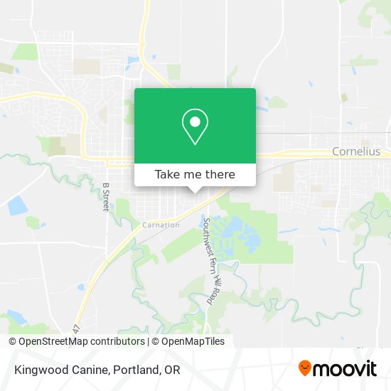 Mapa de Kingwood Canine