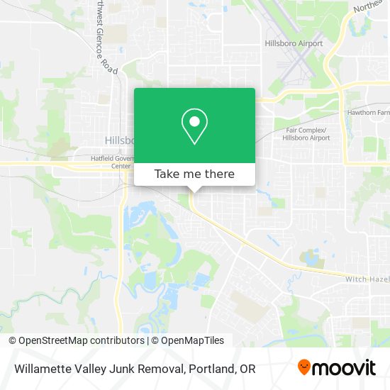 Willamette Valley Junk Removal map