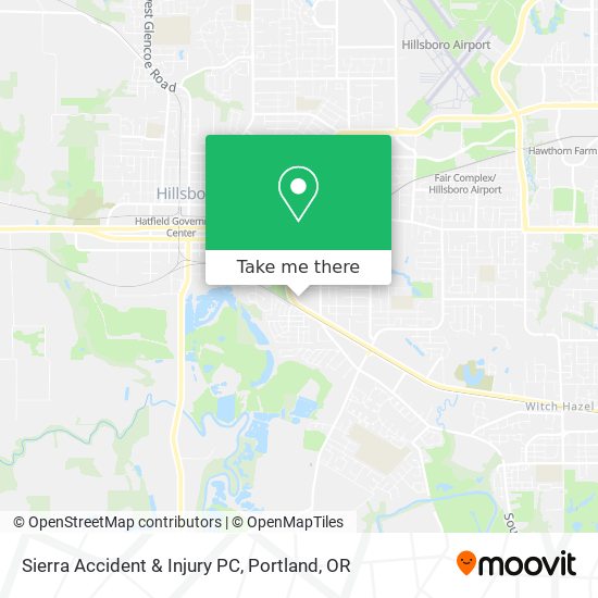 Sierra Accident & Injury PC map