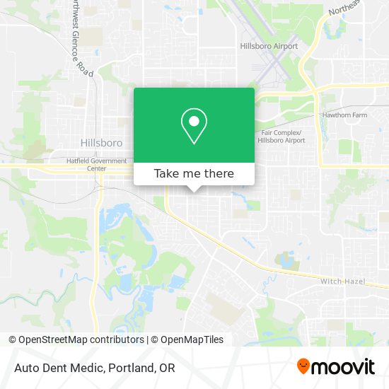Auto Dent Medic map