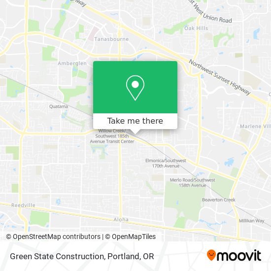 Green State Construction map