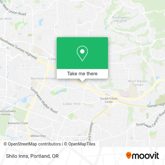 Shilo Inns map