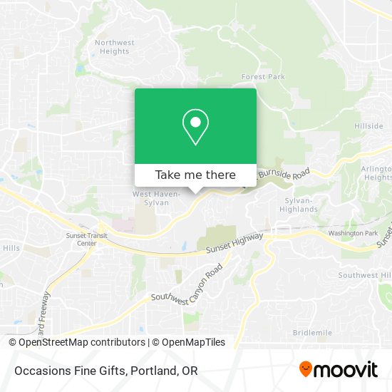 Occasions Fine Gifts map