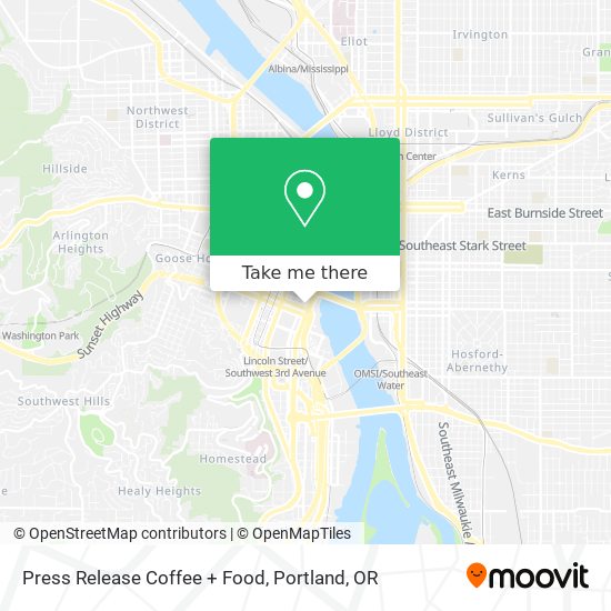 Press Release Coffee + Food map