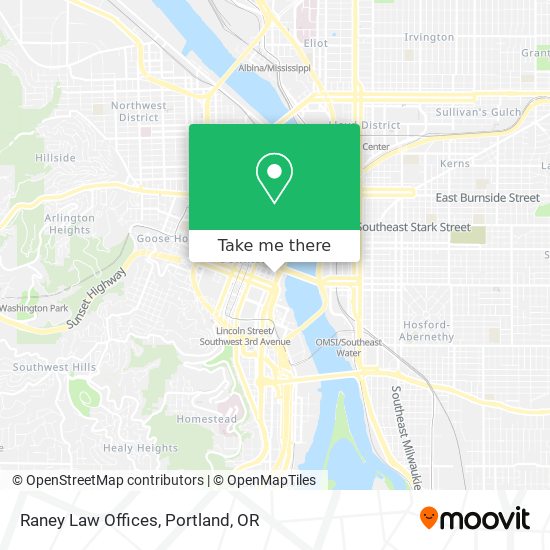 Raney Law Offices map