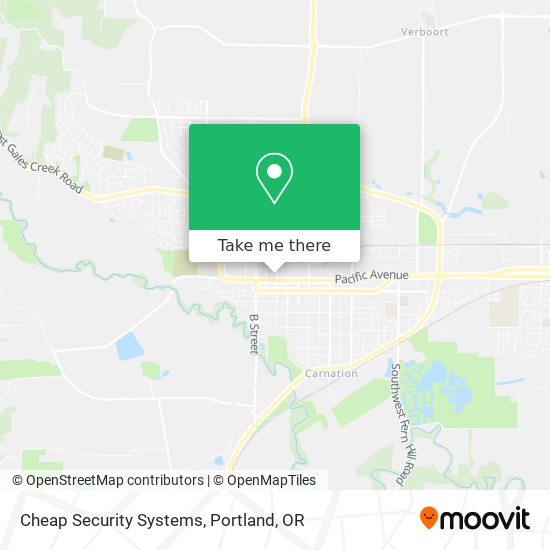 Cheap Security Systems map