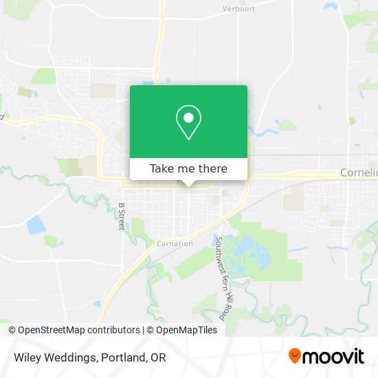 Wiley Weddings map