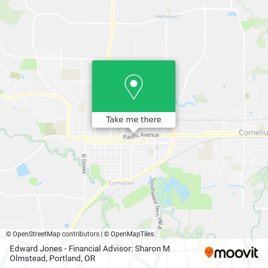 Mapa de Edward Jones - Financial Advisor: Sharon M Olmstead