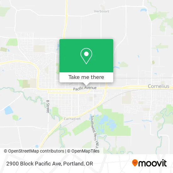 2900 Block Pacific Ave map