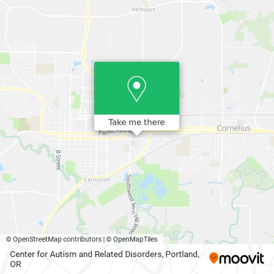 Mapa de Center for Autism and Related Disorders