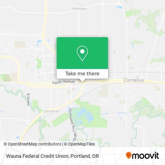 Wauna Federal Credit Union map
