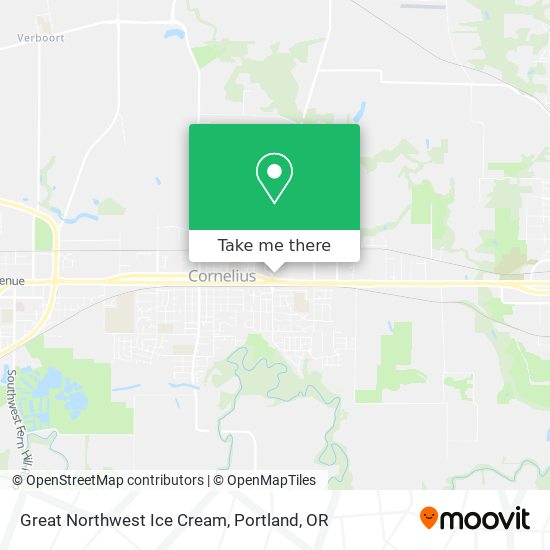 Mapa de Great Northwest Ice Cream
