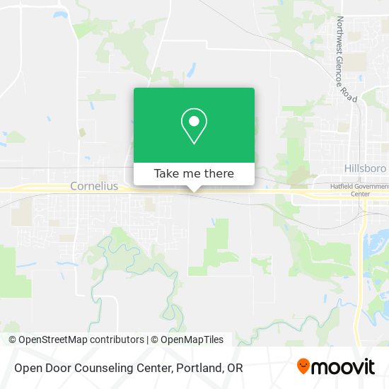 Mapa de Open Door Counseling Center