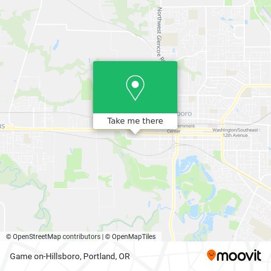 Game on-Hillsboro map