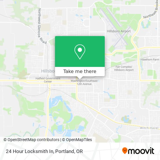 24 Hour Locksmith In map