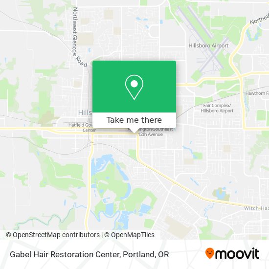 Gabel Hair Restoration Center map