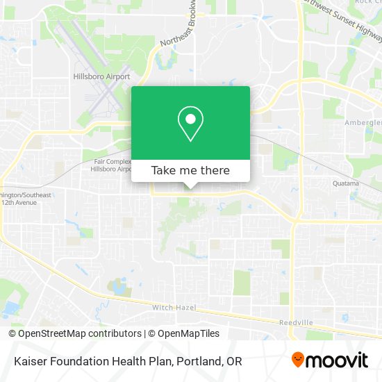 Kaiser Foundation Health Plan map