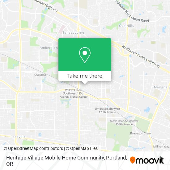 Mapa de Heritage Village Mobile Home Community