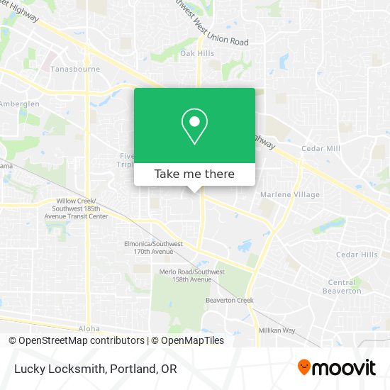 Lucky Locksmith map