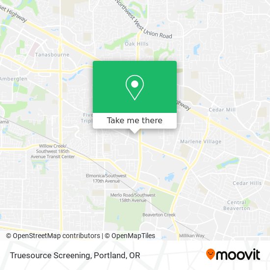 Mapa de Truesource Screening