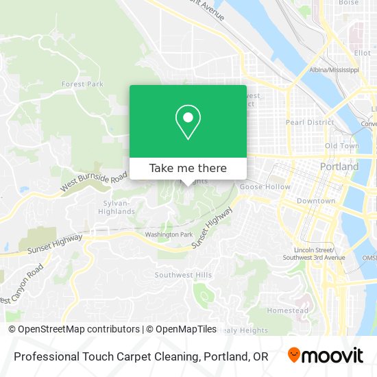 Mapa de Professional Touch Carpet Cleaning