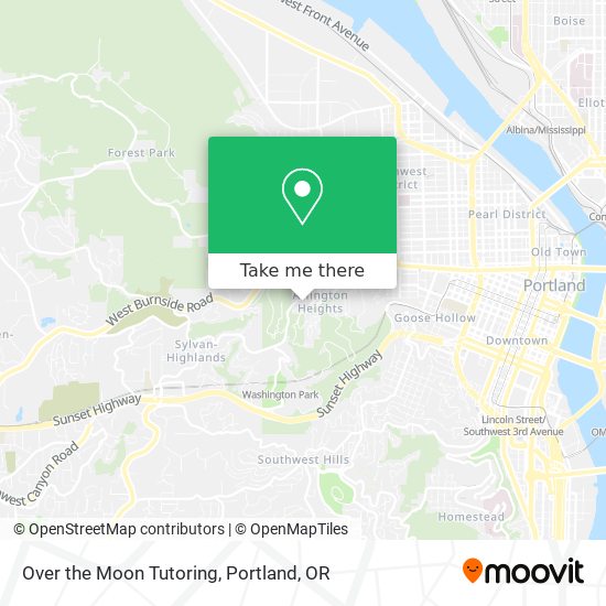 Mapa de Over the Moon Tutoring