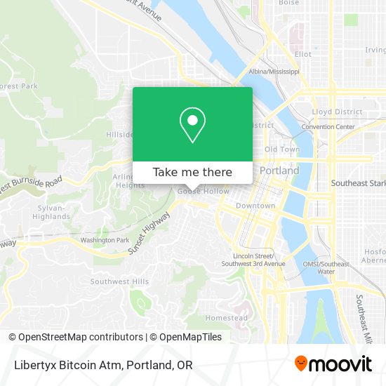 Mapa de Libertyx Bitcoin Atm