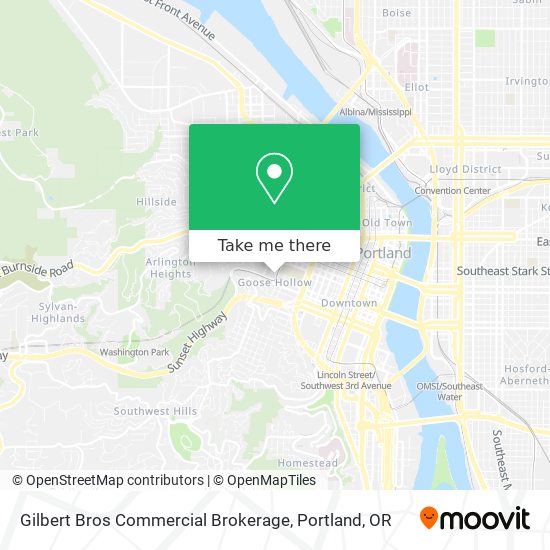 Gilbert Bros Commercial Brokerage map