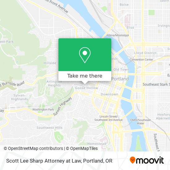 Scott Lee Sharp Attorney at Law map