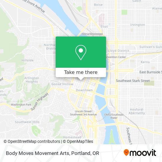 Mapa de Body Moves Movement Arts