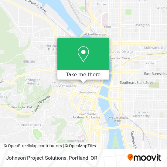 Johnson Project Solutions map