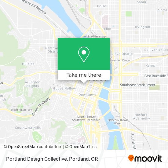 Portland Design Collective map