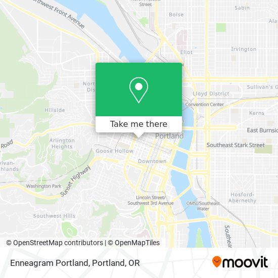 Mapa de Enneagram Portland