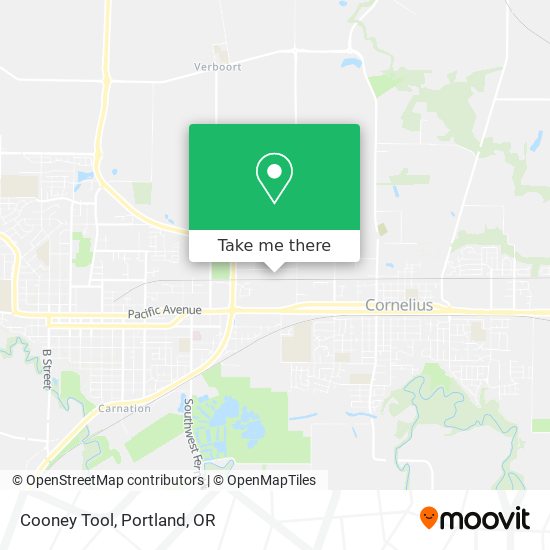 Cooney Tool map