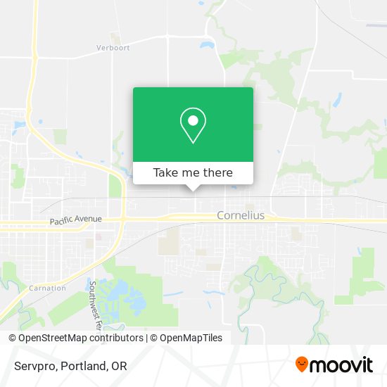 Servpro map