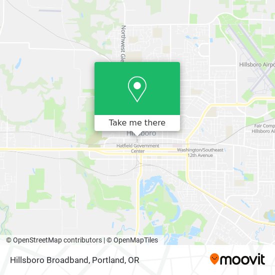 Hillsboro Broadband map
