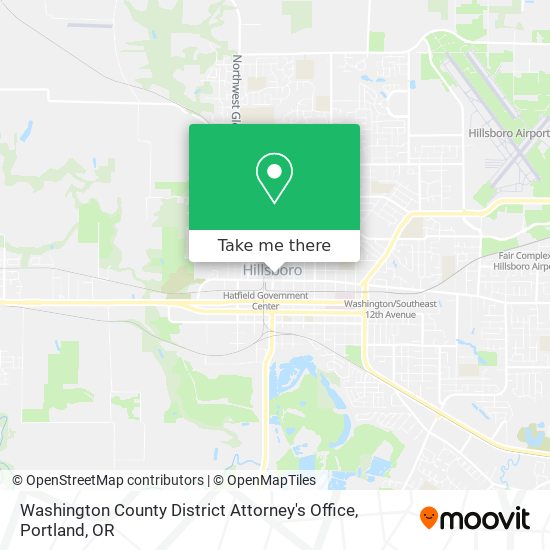 Mapa de Washington County District Attorney's Office