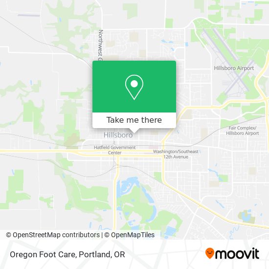 Mapa de Oregon Foot Care