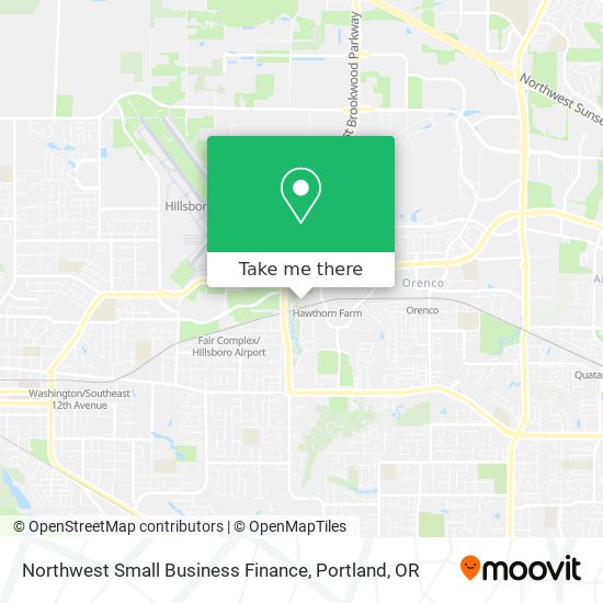 Northwest Small Business Finance map