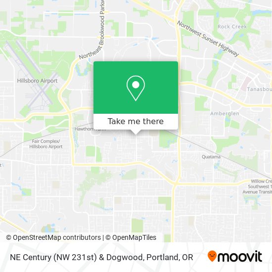 NE Century (NW 231st) & Dogwood map