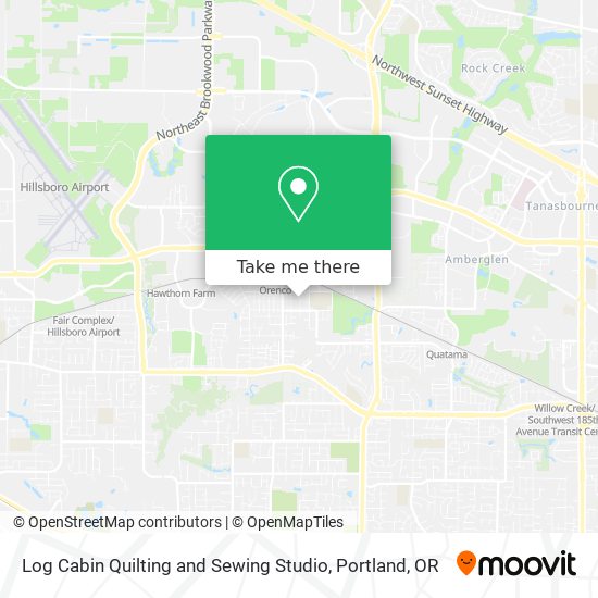 Log Cabin Quilting and Sewing Studio map