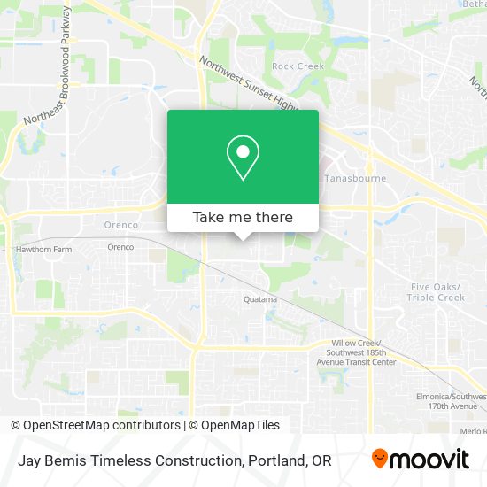 Mapa de Jay Bemis Timeless Construction