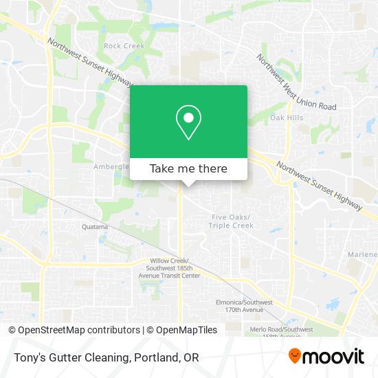 Mapa de Tony's Gutter Cleaning