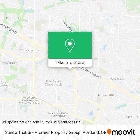 Sunita Thaker - Premier Property Group map