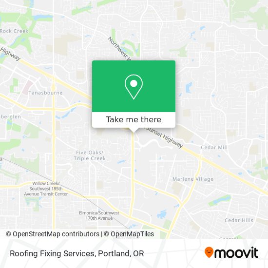 Mapa de Roofing Fixing Services