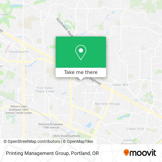 Mapa de Printing Management Group