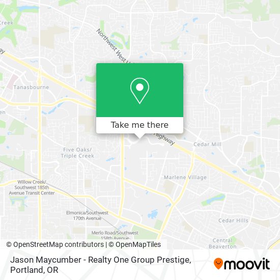 Mapa de Jason Maycumber - Realty One Group Prestige