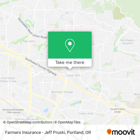 Mapa de Farmers Insurance - Jeff Pruski