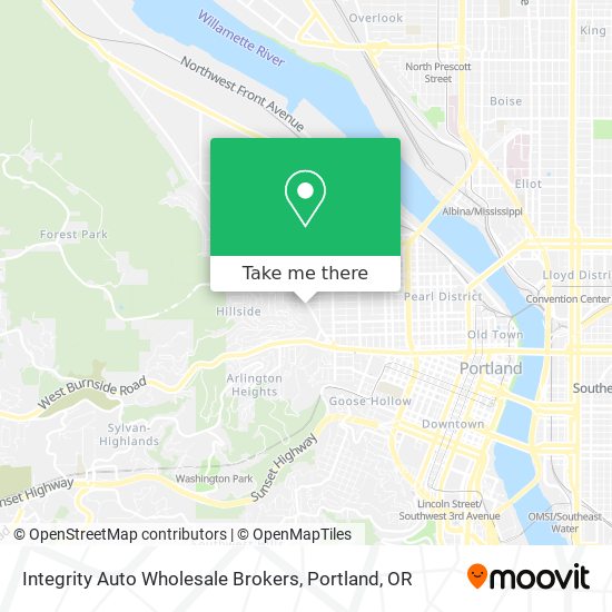 Integrity Auto Wholesale Brokers map