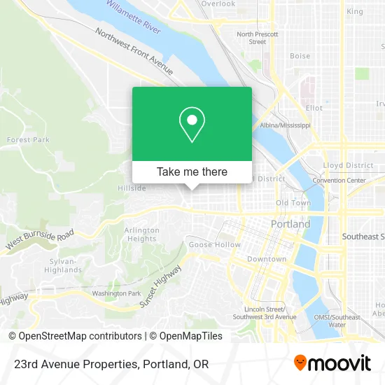 Mapa de 23rd Avenue Properties